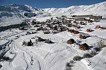 La Toussuire - helicopter view